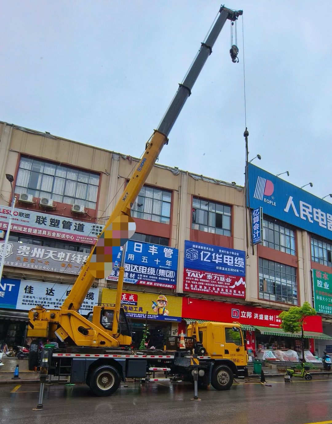 广安区吊车吊机租赁桥梁吊装